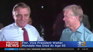 Former Vice President Walter Mondale Dead At 93 [upl. by Flowers5]