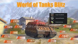 100000 damage World of Tanks Blitz Gravity Force [upl. by Anner]