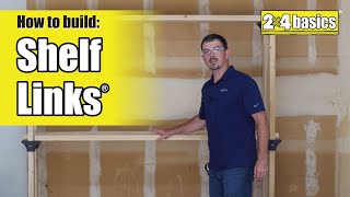 How to Build 2X4 Basics® Shelf Links®  Instructional Video [upl. by Fedirko626]