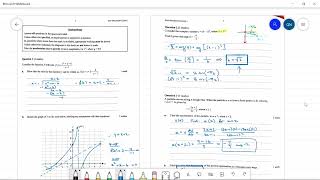 LIVE VCAA 2023 Specialist Maths Exam 1 Solutions [upl. by Luana492]