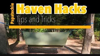 Haven Hammock Tent Hacks  Tips amp Tricks [upl. by Selrhc]