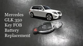 Mercedes GLK350 Key Fob Battery Replacement [upl. by Lawley]