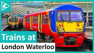 Trains at London Waterloo SWML 28072020 [upl. by Kelda]