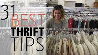 31 BEST Thrift Store Tips  Shopping Guide [upl. by Liane]