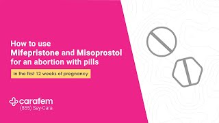 How To Take The Abortion Pill At Home  carafem [upl. by Coltin]