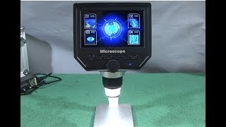 Mustool G600 Digital 1600X HD LCD Display Microscope Review [upl. by Ermey]