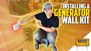 GENERATOR WALL KIT INSTALL [upl. by Sonafets]