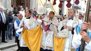 processione del corpus domini a san giuseppe jato 2013 [upl. by Lee]