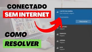 Windows 10 NÃO CONECTA na INTERNET  Como Resolver [upl. by Monie]