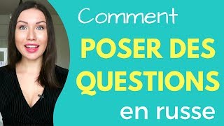 Comment poser des questions en russe [upl. by Harvard]