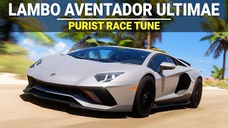 Forza Horizon 5  2021 Lamborghini Aventador Ultimae FH5 Purist Race Build Tune amp Gameplay [upl. by Sigismundo]