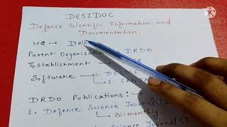 DESIDOC Defence scientific information and documentation [upl. by Andriette]