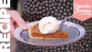 MY FAVOURITE DESSERT Treacle Tart Recipe amp Tutorial  Cupcake Jemma [upl. by Sheeb555]