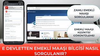 E Devletten Emekli Maaşı Nasıl Sorgulanır Zamlı Emekli Maaşı Öğrenme [upl. by Atlas65]