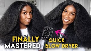 IM OBSESSED My QUICK BLOW OUT Routine Using Revlon Salon One Step Hair Dryer Brush [upl. by Harms]