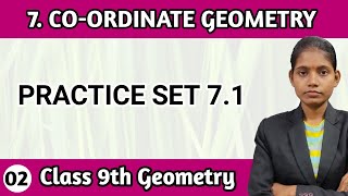 Practice set 71 Class 9th chapter 7 coordinate geometry maharashtra board lecture 2 [upl. by Woodberry362]