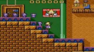 Krustys Super Fun House  Game Over SNES [upl. by Idnarb]