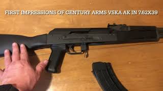 First Impressions of Century Arms VSKA in 762x39 [upl. by Neirol946]