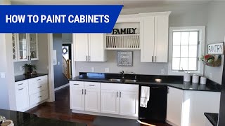 How to Paint Cabinets With a Graco Sprayer [upl. by Ateiram]