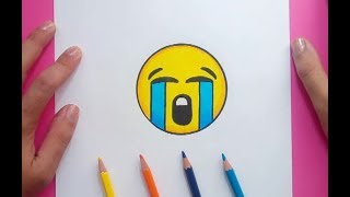 Como dibujar un Emoji paso a paso 2  How to draw an Emoji 2 [upl. by Harding]