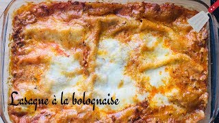 LA MEILLEURE LASAGNE A LA BOLOGNAISE SANS BECHAMEL [upl. by Pinckney392]