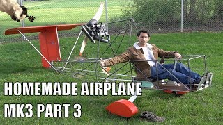 HOMEMADE ultralight airplane mk3 part 3 [upl. by Nwatna]