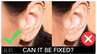 Can You Fix Uneven Piercing [upl. by Helyn607]