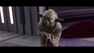 Star Wars  Master Yoda VS Darth Sidious 4K [upl. by Nive22]