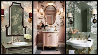 100 Stunning bathroom wallpaper ideasWallpaper ideas for bathroom [upl. by Almira]