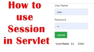 How to use Session in Servlet [upl. by Ahselyt]