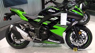 2016 Kawasaki Ninja 300 ABS  Walkaround  2015 AIMExpo Orlando [upl. by Nyllek]