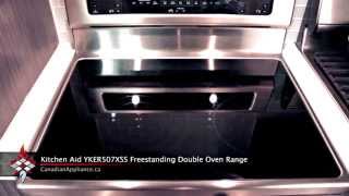 Kitchen Aid YKER507XSS Freestanding Double Oven Electric Range [upl. by Garnette]