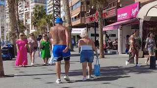 BENIDORM 🇪🇦 LEVANTE BEACH October 2024 ⛱️💥 Costa Blanca Spain 4K [upl. by Brieta]