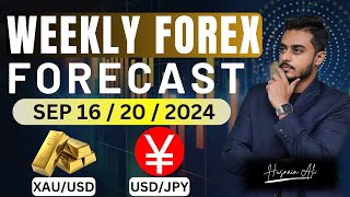 Weekly Forex Forecast  SEP 16  20  2024  XAUUSD  USDJPY  Forex Weekly Forecast [upl. by Doll695]