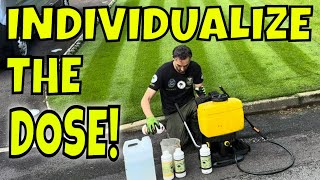 INDIVIDUALIZE Your DOSE When It Comes To Feeding Your Lawn [upl. by Akisej]