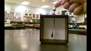 Electroscope demonstrations [upl. by Seravaj]