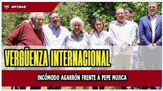 VERGÜENZA INTERNACIONAL 🔴 PETRO Y SARABIA PROTAGONIZARON INCÓMODO AGARRÓN FRENTE A PEPE MUJICA [upl. by Alansen]