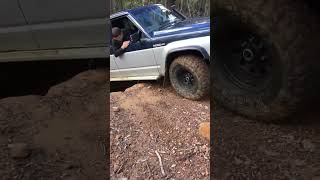 Gq patrol cruising up some rocks shorts patrol watagans mud nissanpatrol 4wd 4x4ing 4x4 [upl. by Way867]