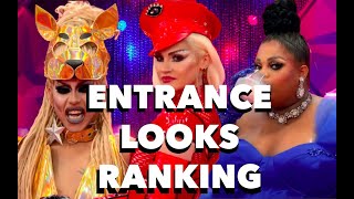 ENTRANCE LOOKS RANKING  RUPAULS DRAG RACE ALL STARS 6 [upl. by Jago]