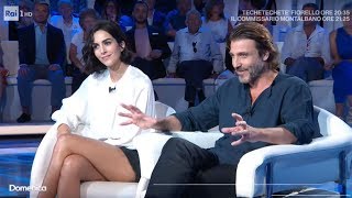 Daniele Liotti e Rocío Muñoz Morales raccontano quotUn passo dal cielo 5quot  Domenica In 15092019 [upl. by Ahsienot431]