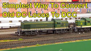 Simplest Way To Convert Old DC Locos To DCC 267 [upl. by Girovard218]