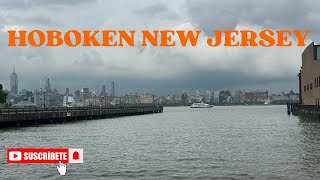 HOBOKEN NEW JERSEY DOWNTOWN HUDSON RIVER [upl. by Nolan439]