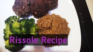 How to make RissolesSimple Recipe for lunch dinner and BBQ party [upl. by Ahsian390]