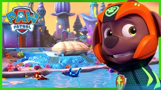 Aqua Pups save Puplantis from floating away  PAW Patrol  Cartoons for Kids Compilation [upl. by Merl]