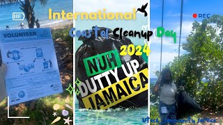 Restoring The ShoreInternational Coastal CleanupDay🌊🇯🇲 utech jamaica jamaicanvlogger [upl. by Tabbatha849]