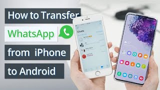 How to Transfer WhatsApp from iPhone to Android Phone 2024 [upl. by Kcirttap]