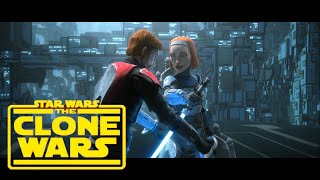 Bo Katan saves Obi Wan Kenobi  Star Wars The Clone Wars Season 4 Episode 16 [upl. by Bruno]