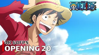 One Piece  Opening 20 【Hope】 4K 60FPS Creditless  CC [upl. by Atikram]