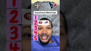 Ranking NFL Super Bowl Matchups🏈 [upl. by Avelin]