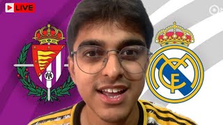 VALLADOLID VS REAL MADRID  LALIGA LIVE REACTION langoorspodcast [upl. by Sterne544]